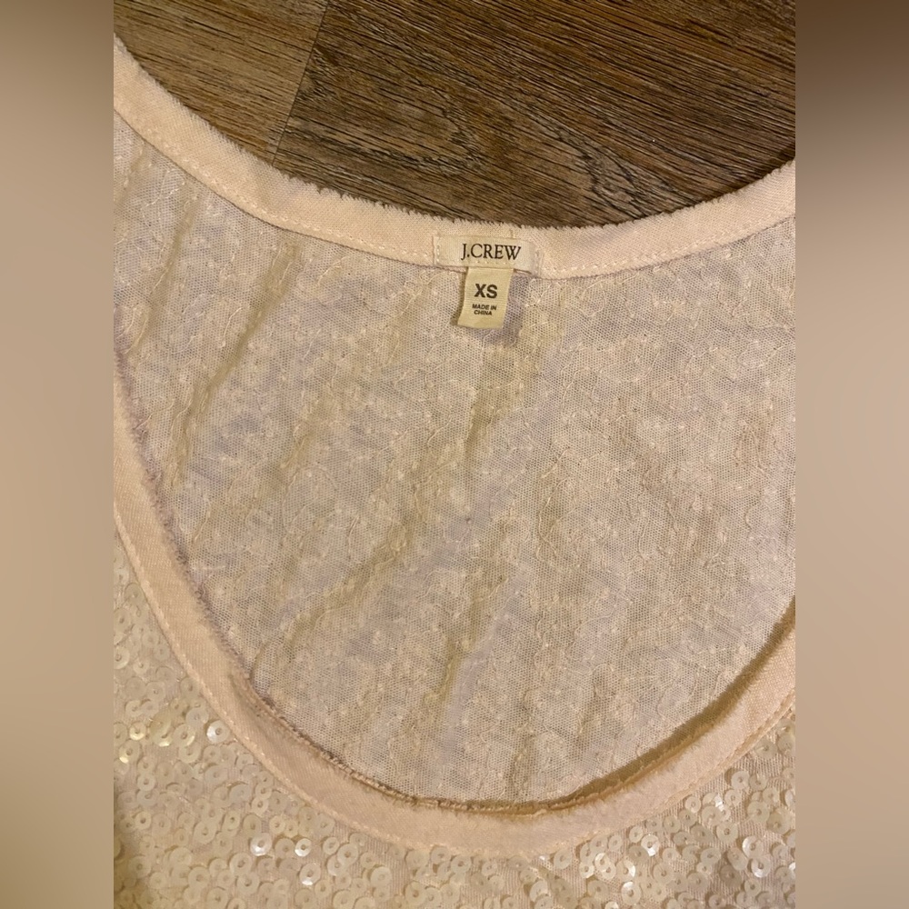 Ivory sequin top - Picture 2 of 2
